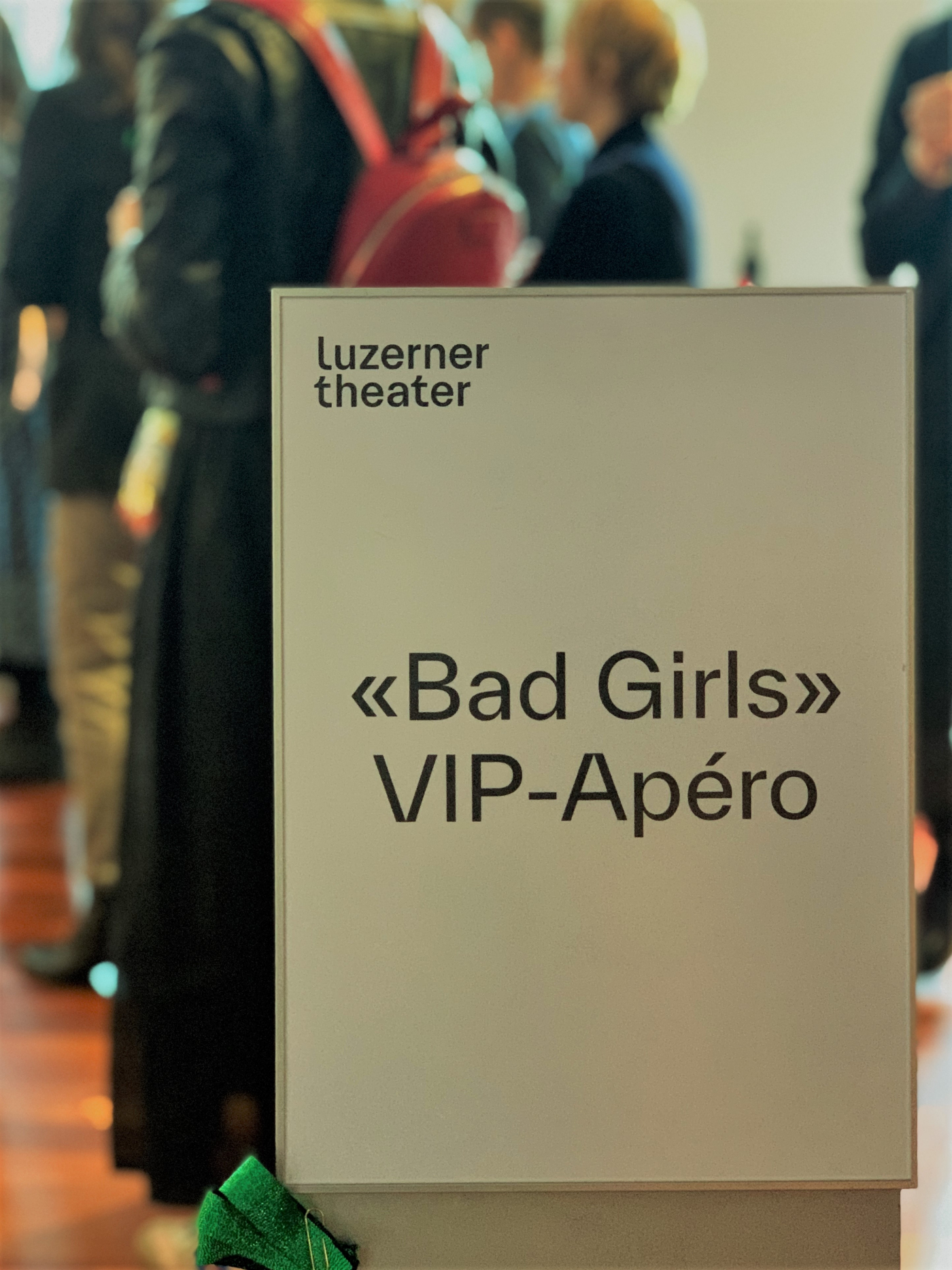 Beim «Bad Girls» Premieren-Apero am Luzerner Theater